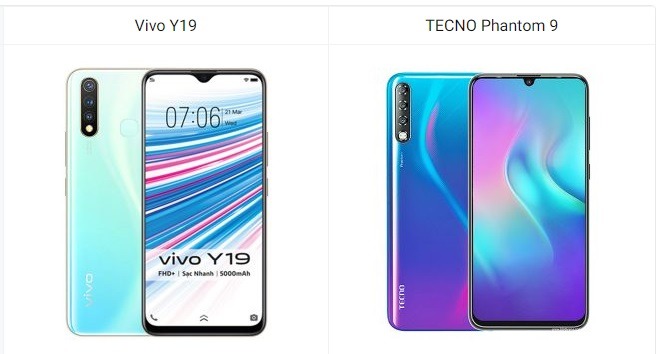 Vivo Y19 vs Tecno Phantom 9