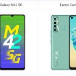 Samsung Galaxy M42 5G vs Tecno Camon 17