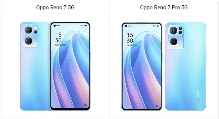 Oppo Reno 7 5G vs Reno 7 Pro 5G