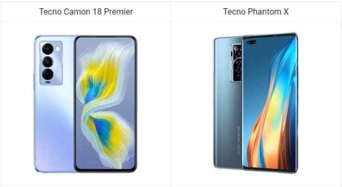 Tecno Camon 18 Premier vs Phantom X