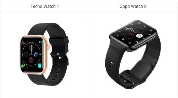 Tecno Watch 1 vs Oppo Watch 2