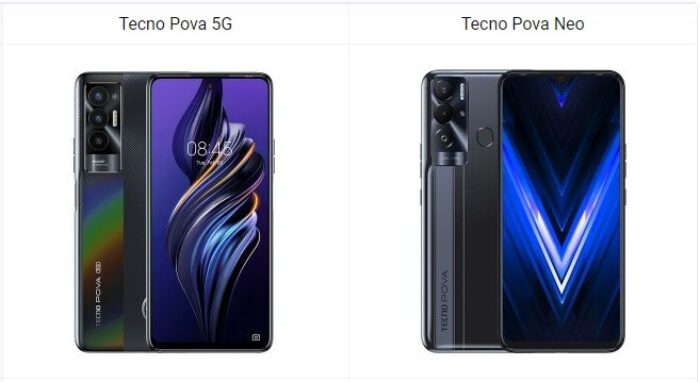 Tecno Pova 5G vs Pova Neo