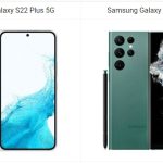Samsung Galaxy S22 Plus 5G vs Galaxy S22 Ultra 5G