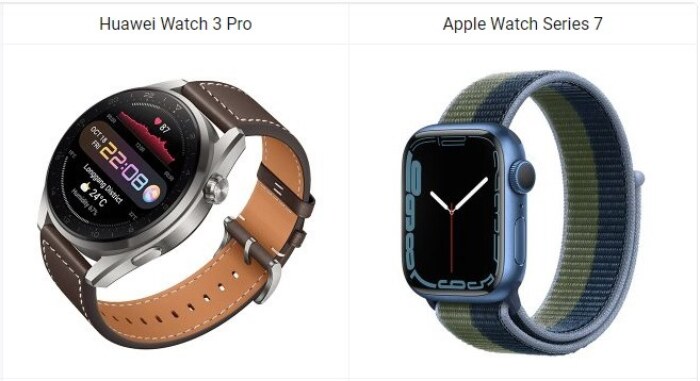 Huawei Watch 3 Pro vs Apple Watch Series 7