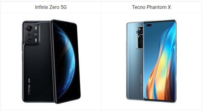 Infinix Zero 5G vs Tecno Phantom X
