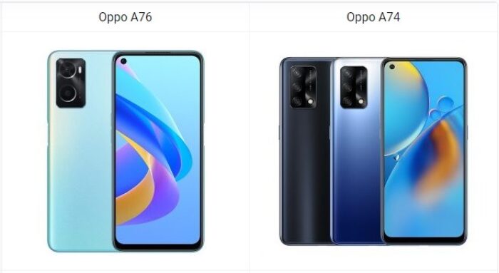 Oppo A76 vs Oppo A74