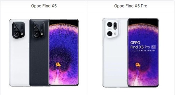 Oppo Find X5 vs Oppo Find X5 Pro