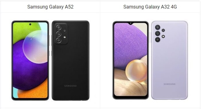Samsung Galaxy A52 vs Galaxy A32 4G