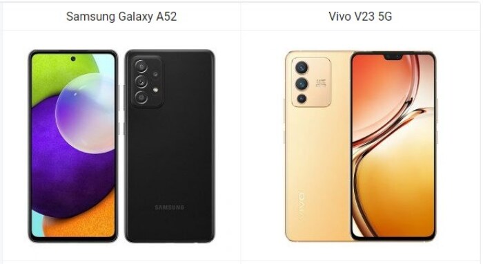 Samsung Galaxy A52 vs Vivo V23 5G