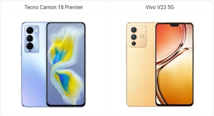 Tecno Camon 18 Premier vs Vivo V23 5G