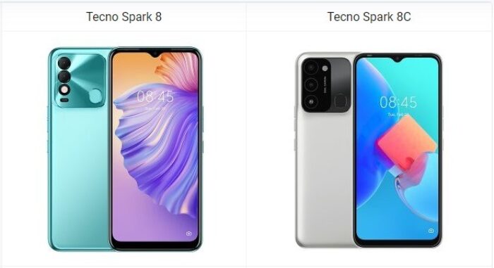 Tecno Spark 8 vs Tecno Spark 8C