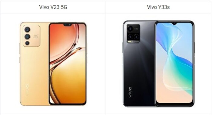 Vivo V23 5G vs Vivo Y33s