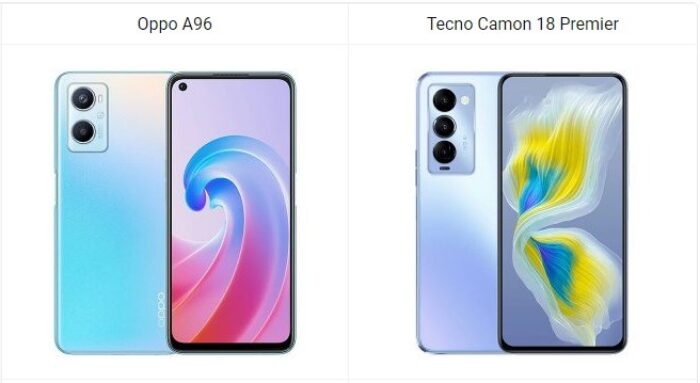 Oppo A96 vs Tecno Camon 18 Premier