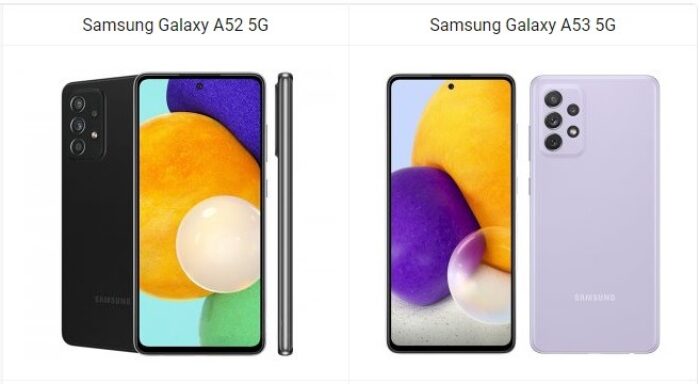 Samsung Galaxy A52 5G vs Galaxy A53 5G