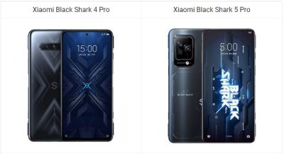 Xiaomi Black Shark 4 Pro vs Black Shark 5 Pro