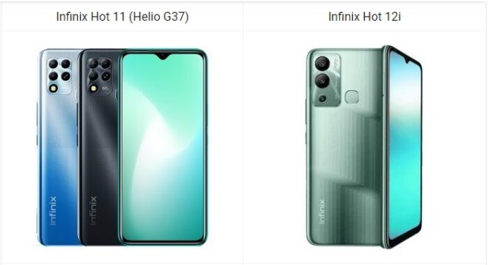 Infinix Hot 11 vs Infinix Hot 12i