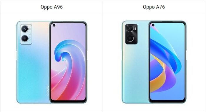 Oppo A96 vs Oppo A76