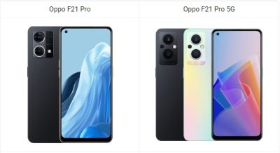 Oppo F21 Pro vs Oppo F21 Pro 5G