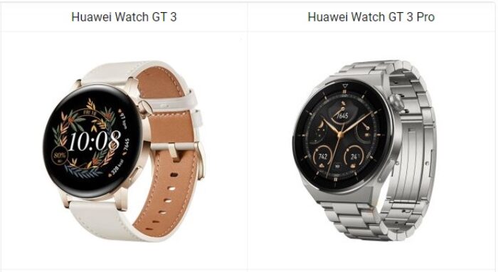 Huawei Watch GT 3 vs Watch GT 3 Pro