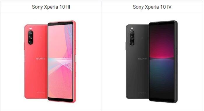 Sony Xperia 10 III vs Sony Xperia 10 IV