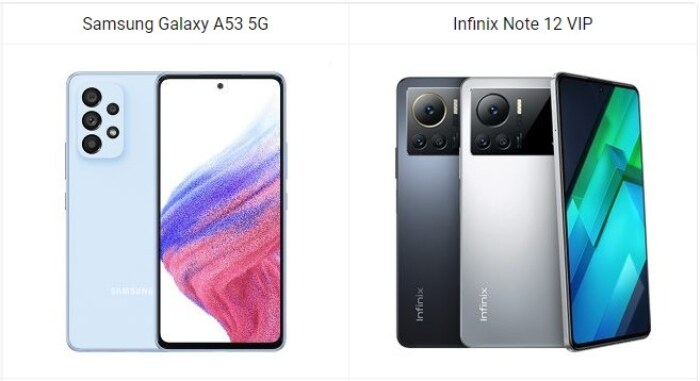 Samsung Galaxy A53 5G vs Infinix Note 12 VIP