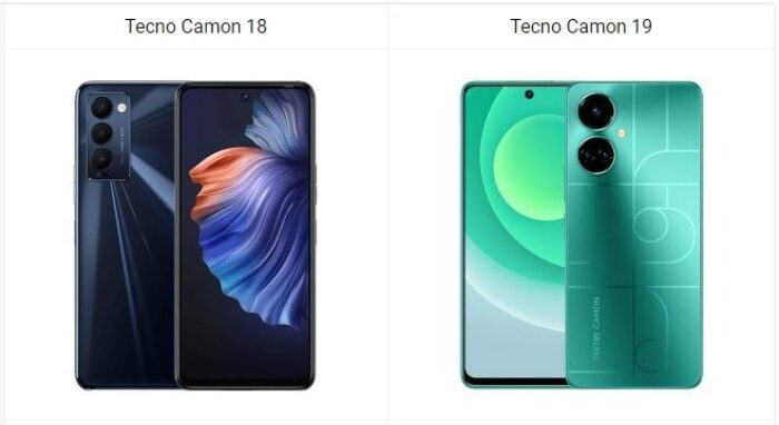 Tecno Camon 18 vs Tecno Camon 19