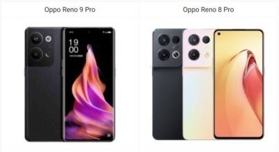 Oppo Reno 9 Pro vs Oppo Reno 8 Pro