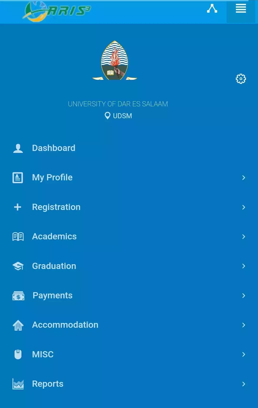 Aris 3 UDSM Login Aris3.udsm.ac.tz Login (2025) 1