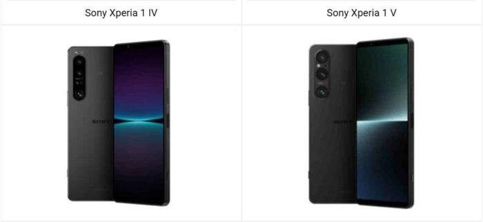 Sony Xperia 1 IV vs Xperia 1 V