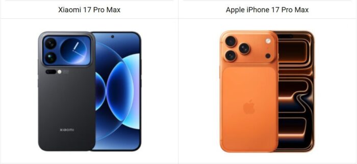 Xiaomi 17 Pro Max vs iPhone 17 Pro Max