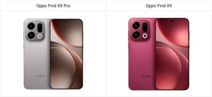 Oppo Find X9 Pro vs Find X9