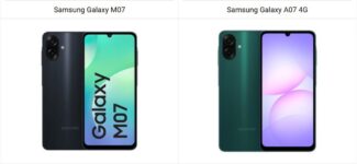 Samsung Galaxy M07 vs Galaxy A07 4G