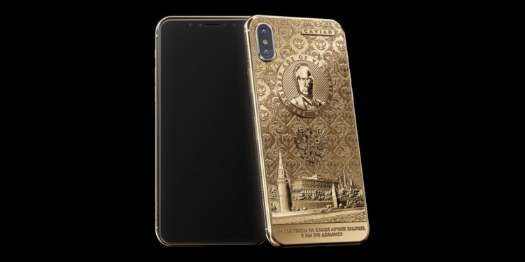 iPhone X Gold Kwaajili ya Kusherekea Ushindi wa Raisi Putin