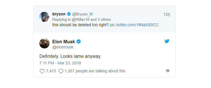 Elon Musk Afuta Kurasa za Facebook za Tesla na SpaceX