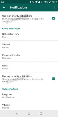 WhatsApp Kuja na Sehemu Mpya ya High Priority Notifications