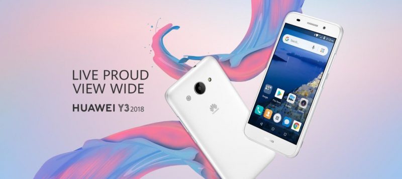 Huawei Imerudi na Simu ya Huawei Y3 (2018) Yenye Android Go