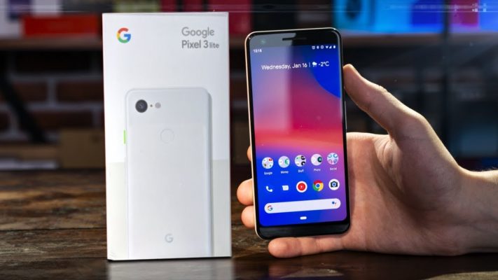 Muonekano wa Google pixel 3 Lite