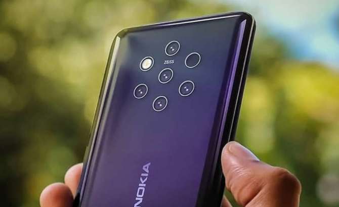 Picha ya Simu Mpya ya Nokia 9 PureView Yenye Kamera Tano