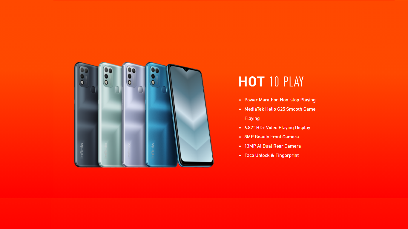 Kampuni ya Infinix Yazindua Simu Mpya ya Infinix Hot 10 Play