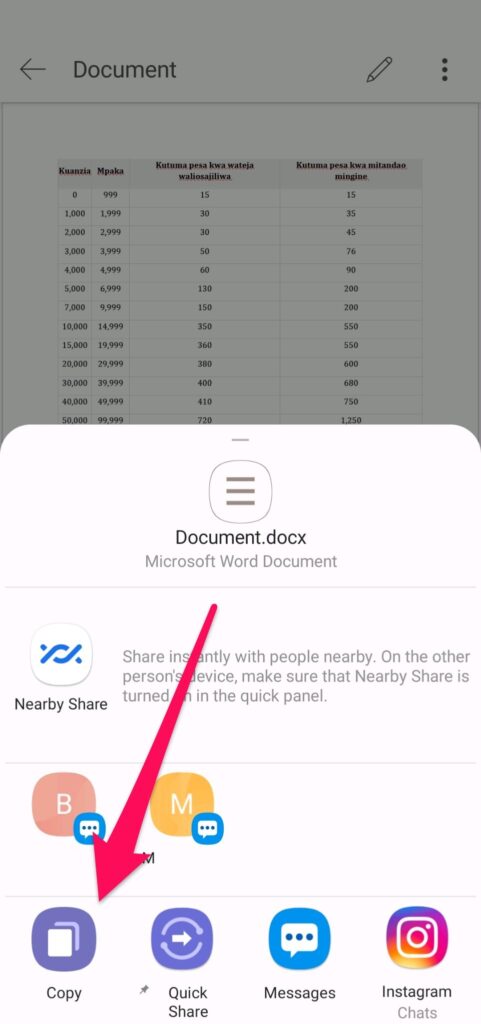 Jinsi ya Kushare kwa Haraka Document Yoyote Kupitia Link