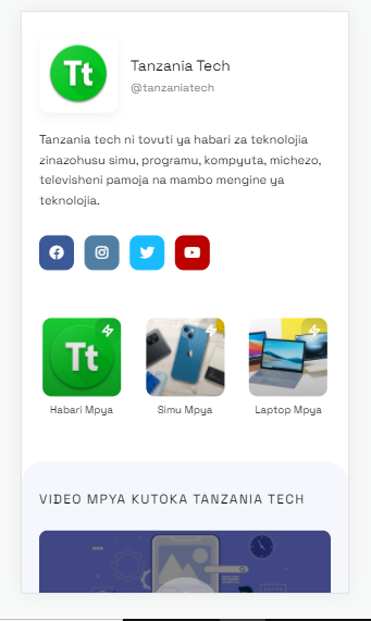 Kwenye.Bio Link Bora Kwaajili ya Mitandao ya Kijamii