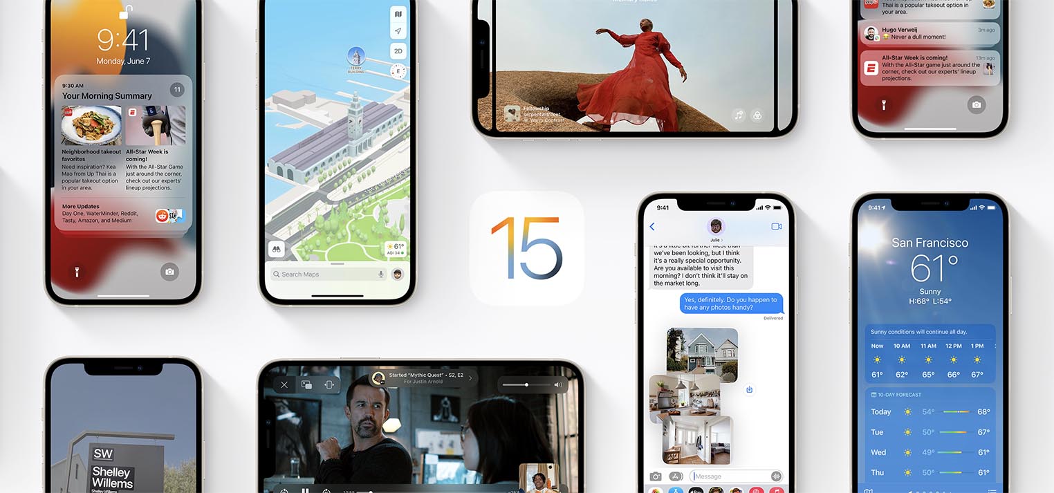 Mabadiliko Mapya iOS 15, MacOS, iPadOS, pamoja na WatchOS