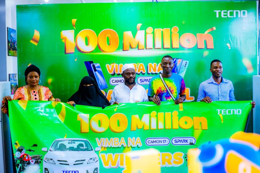 Washindi Promosheni ya 100 Million Vimba na Camon 17 na Spark 7