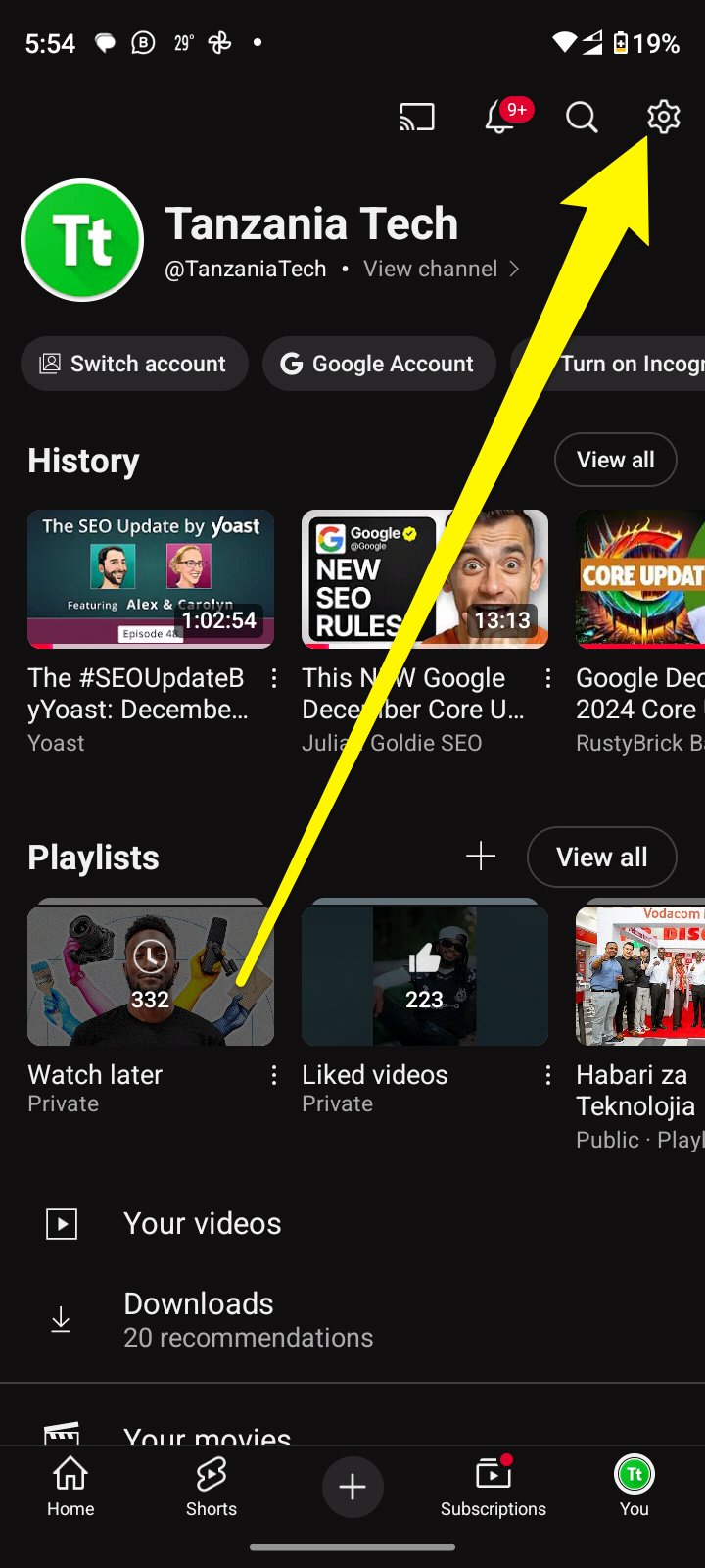 Jinsi ya Kupunguza Matumizi ya Bando Kupitia YouTube