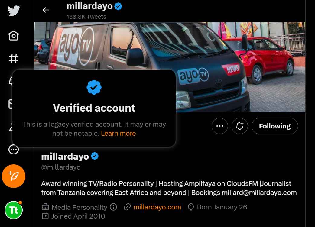 Twitter Kufuta Alama ya Verified April 1 Mwaka Huu