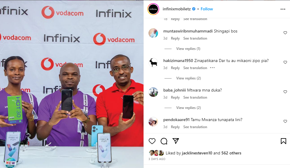 Infinix HOT 30 Yaja na Fast Chaji, Kioo Kikubwa na Processor Bora