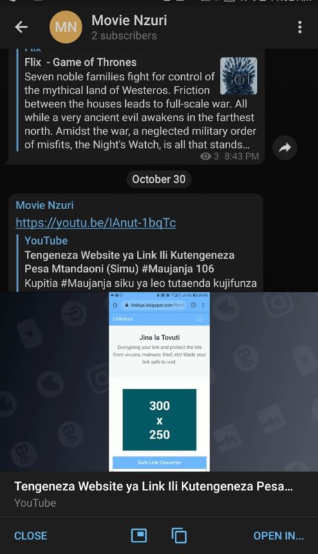 Jinsi ya Kutengeneza Pesa Mtandaoni Kupitia App ya Telegram