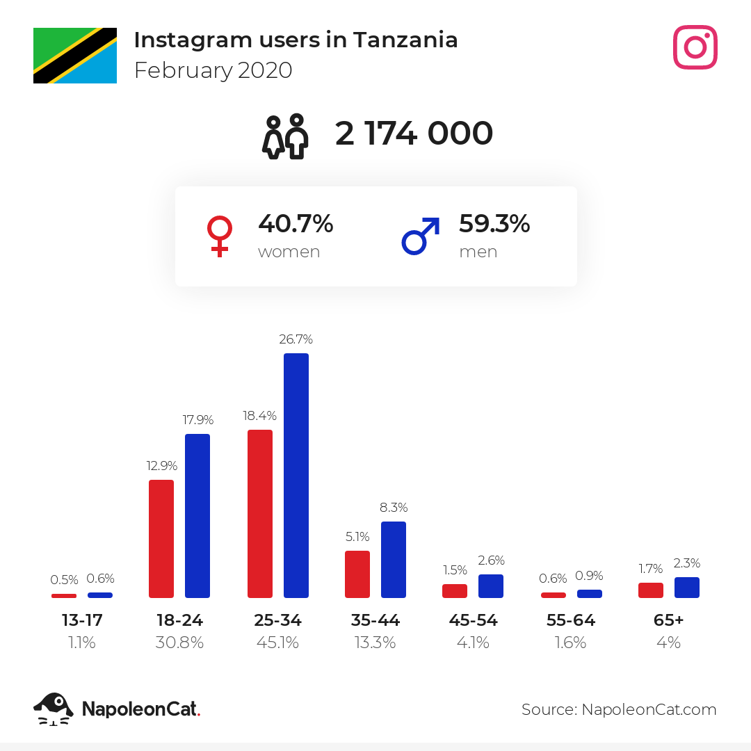 Top 10 Tanzanians with the Most Instagram Followers