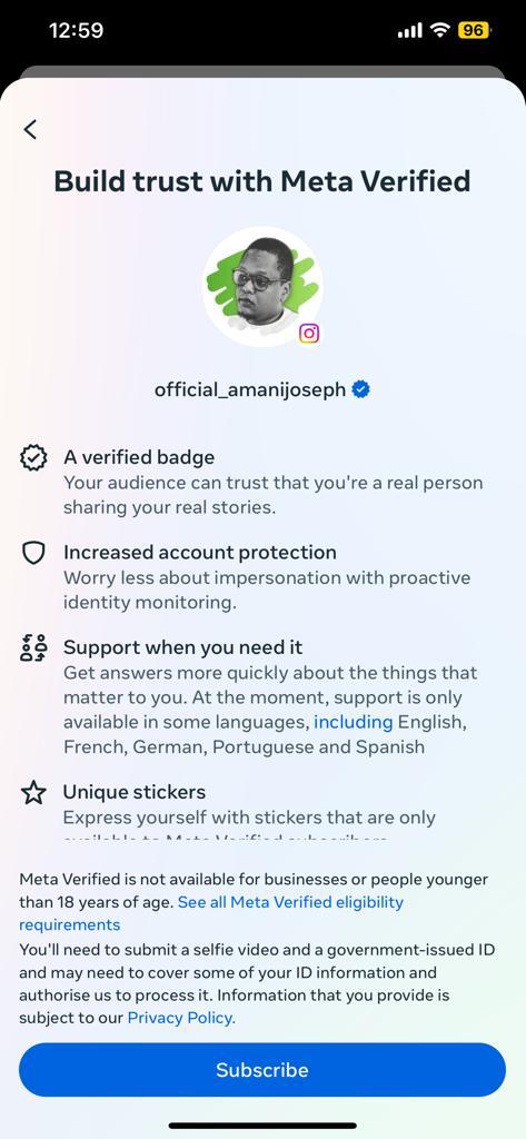 Jinsi ya Kununua Instagram Blue Tick (Verified Badge) 6 Jinsi ya Kununua Instagram Blue Tick (Verified Badge)