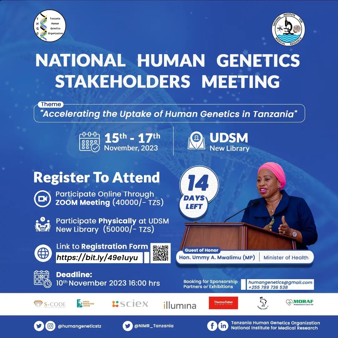 Tanzania Poised to Develop Human Genetics Agenda